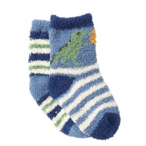 Harper Canyon Butter Socks Blue T-Rex 🦖 Two Pairs